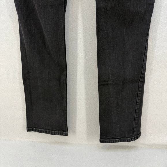 Levi's 511 Men's Jeans 36x32 Black Straight Leg Stretch Preppy Dad Jeans - Picture 5 of 13